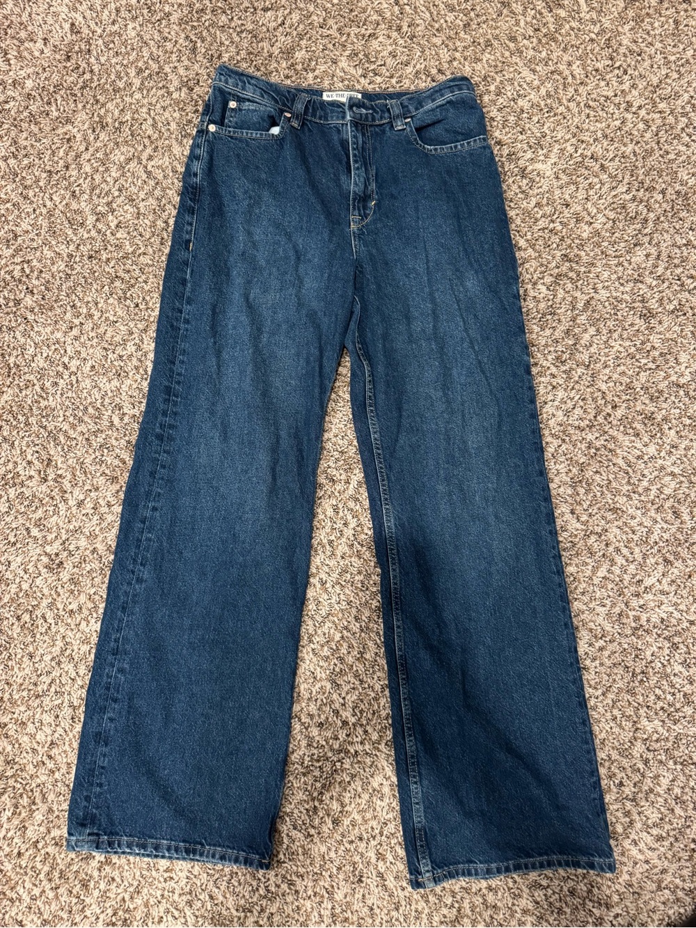 Free People High Rise Baggy Jeans